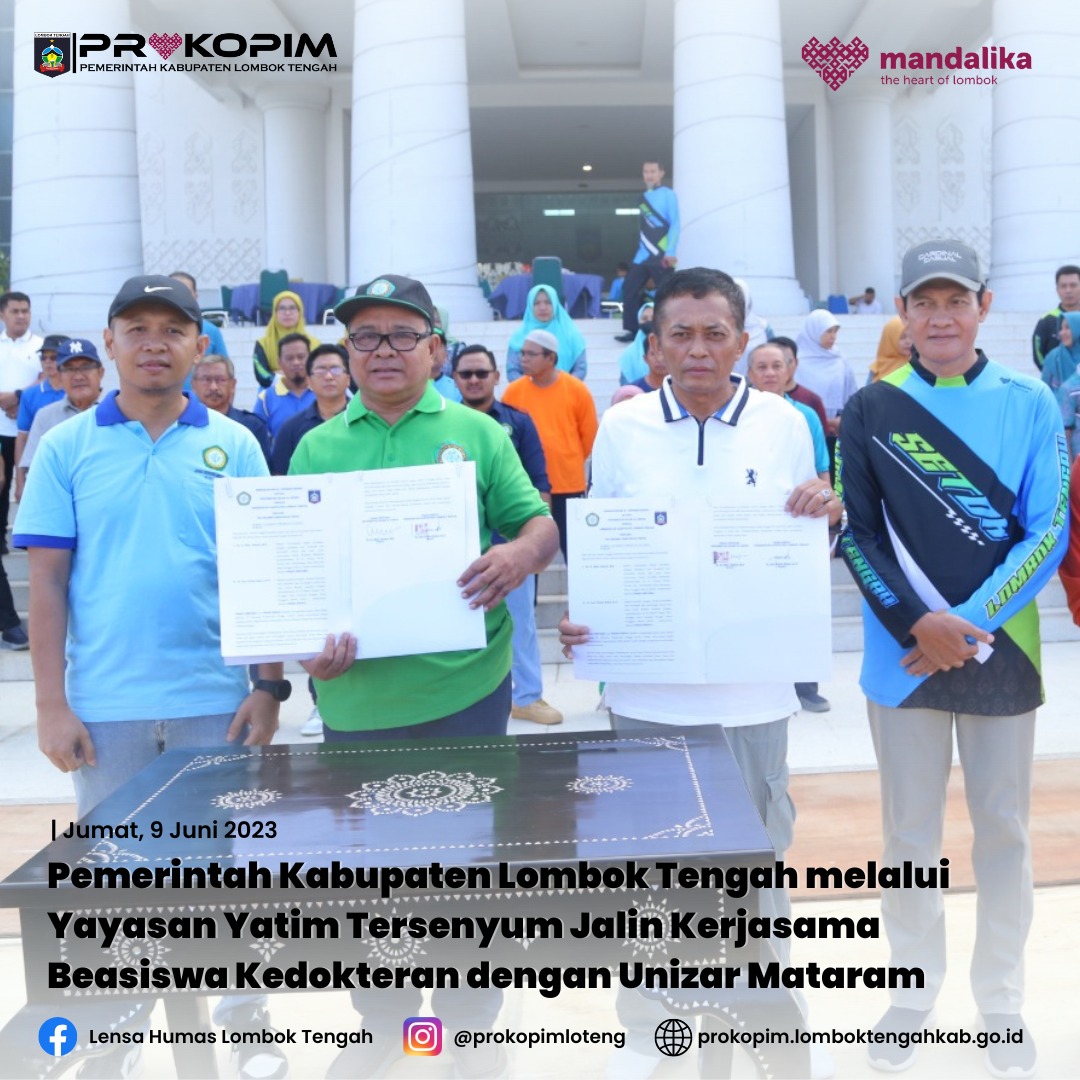 Pemerintah Kabupaten Lombok Tengah dan Unizar Mataram Jalin Kerjasama Beasiswa Kedokteran